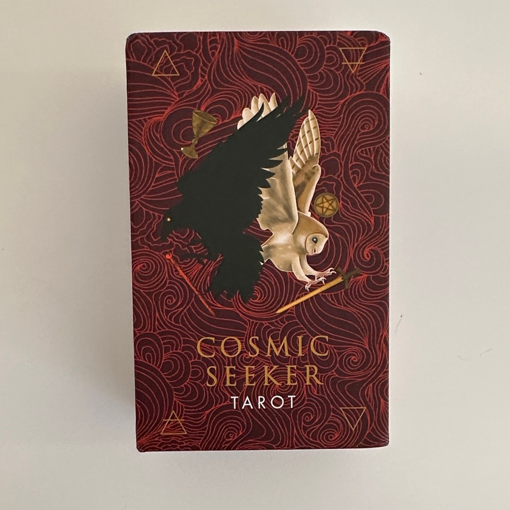 Cosmic Seeker Tarot indie deck with guidebook